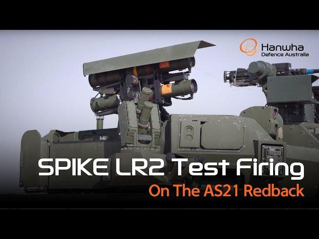Redback SPIKE LR2 Test Firing