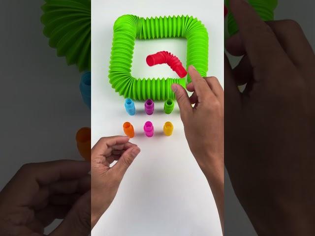 Creating mini Sound ASMR POPs #diy #satisfyingvideos#relaxing #creative #oddasmr #poptubesound