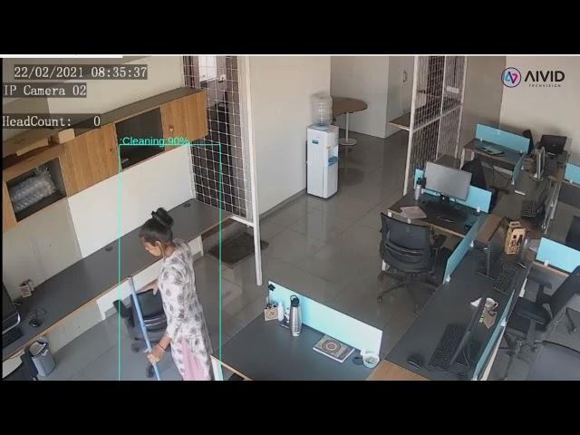 AIVID Vision AI BOT for Cleanliness Detection