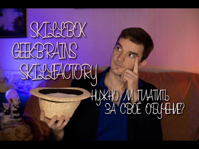 SkillBox, GeekBrains, SkillFactory. Нужно ли платить за своё обучение? (Или за чужой маркетинг...)