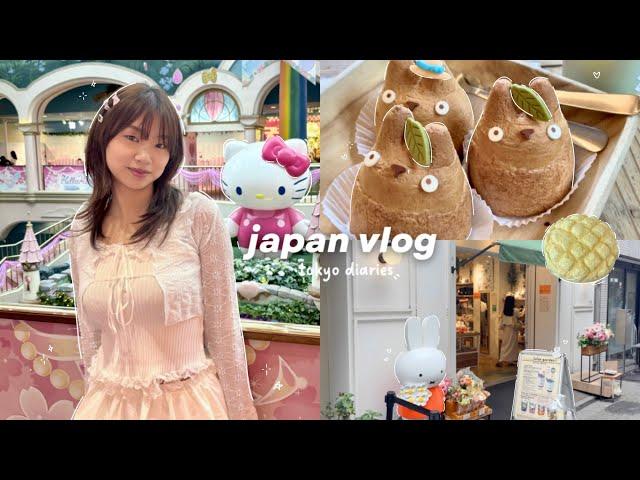 JAPAN VLOG ⊹ ࣪ ˖ tokyo: shibuya & harajuku shopping, hair salon, good food, sanrio puroland etc.