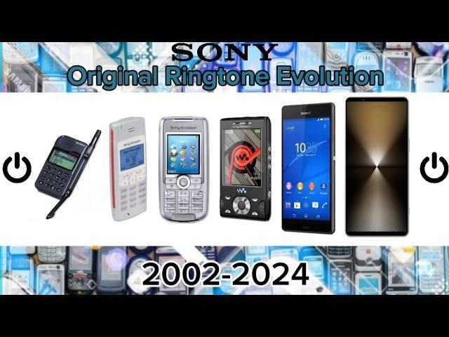 Sony (Ericsson) Original Ringtone Evolution 2002-2024 #sony #sonyphones #sonyevolution #sonybfp