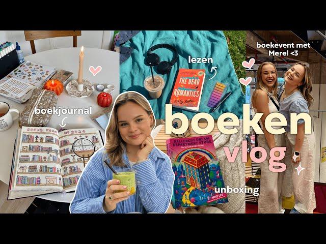 boekenvlog ️mad booktok event, boekjournal middag, lezen & unboxing