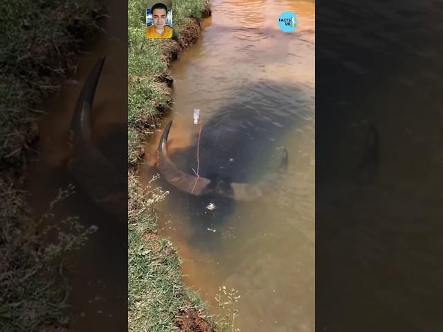 "Mystery Underwater: A Buffalo Beneath the Surface! "