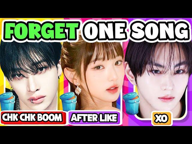 FORGET ONE SONG *FOREVER*  SAVE TWO, DROP ONE - KPOP GAME 2024