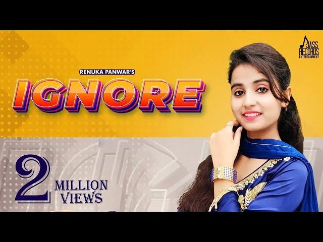 Ignore | (Official Video) | Renuka Panwar | Haryanvi Songs 2021 | Jass Records Entertainment