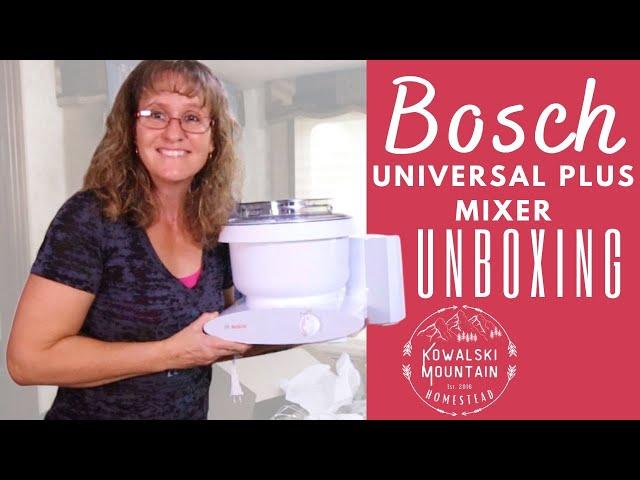 Unboxing NEW Bosch Universal Plus Mixer Deluxe Bundle | Initial Review for First Time User