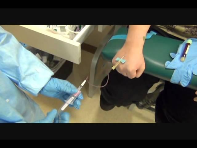 Butterfly Hand Phlebotomy Outside Vein Activation.wmv