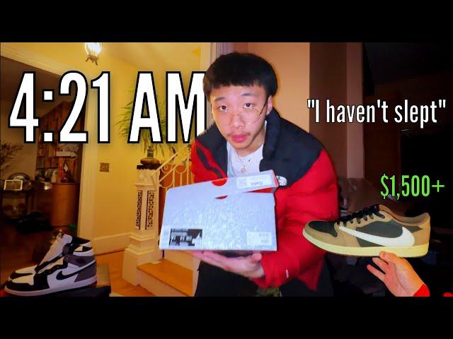 Staying up ALL NIGHT doing Sneaker Meetups!!! (Day in the Life of a Sneaker Reseller)