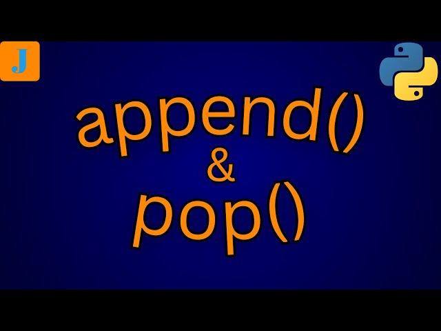 Python append and pop