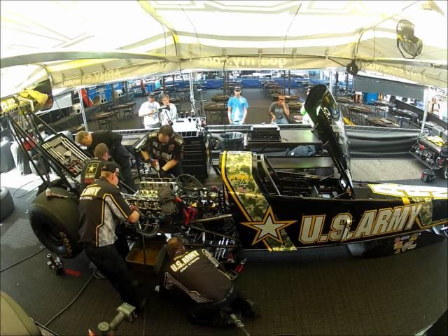 U.S. Army NHRA Top Fuel Dragster Engine Teardown