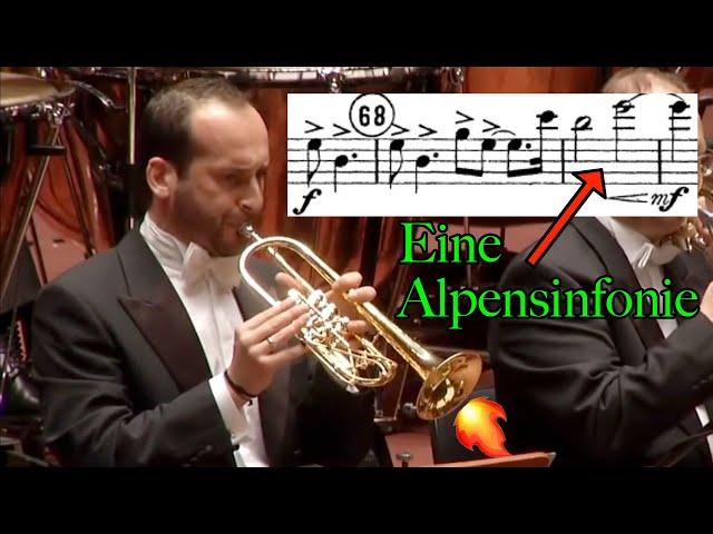 Trumpet Excerpt: Eine Alpensinfonie - Sheet Music