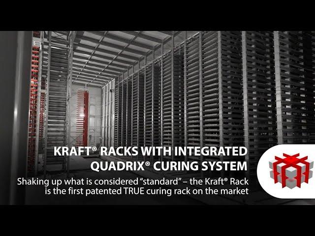 Kraft® Racks and Quadrix® Curing System in Single Atmosphere Curing Chamber