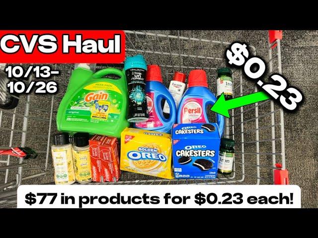 CVS Haul 10/13-10/26 - $77 in products for $0.23 each! Easy Couponing Deals | Save BIG!