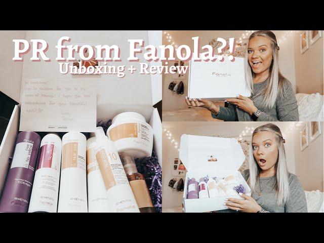 UNBOXING PR FROM FANOLA?!︎ Try On + Review! Purple Shampoo + Restructuring Line