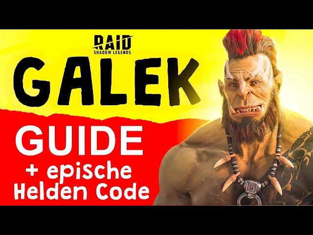 Galek  RAID Shadow Legends Champion Guide + Anfänger Tipps   Deutsch