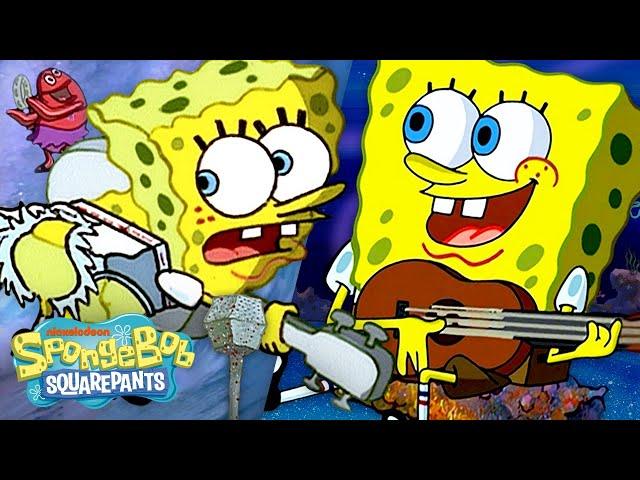 SpongeBob Goes On Tour  | 60 Minutes of Bikini Bottom Bangers | @SpongeBobOfficial