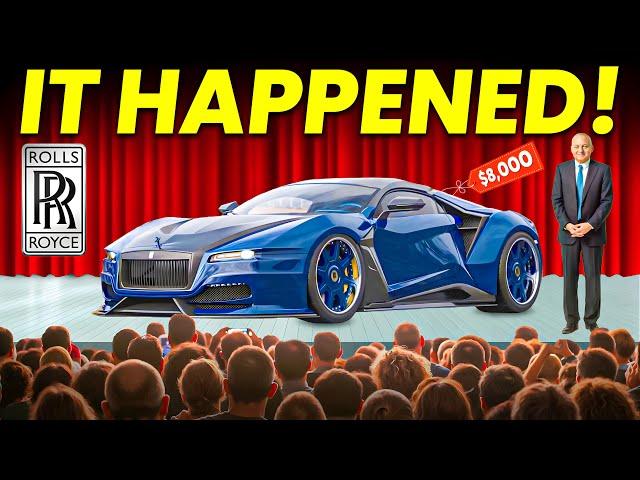 Rolls Royce CEO Reveals New $15,000 Supercar & SHOCKS The Entire Industry!