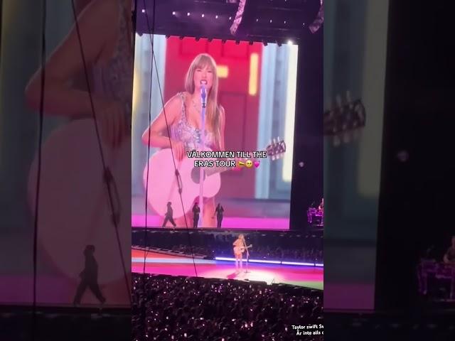 Taylor Swift pratar svenska på hennes show #fördig #sverige #svenskaklipp #roligaklipp #roligt