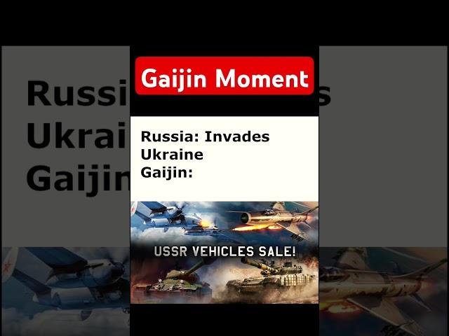 Gaijin Moment Funny War Thunder