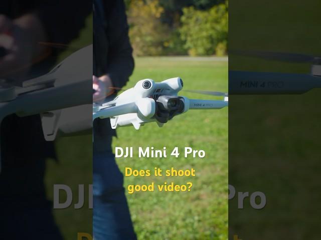 Does The DJI Mini 4 Pro Drone Have Good Video Specs?  #drone #dji #dronevideo