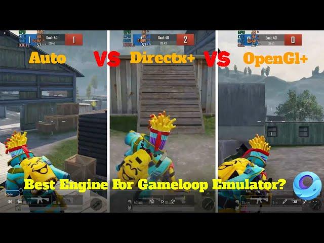 Gameloop Auto Vs Directx+ Vs OpenGl+ Performance Comparison | Which Is Best? | Pubg Mobile | Latest