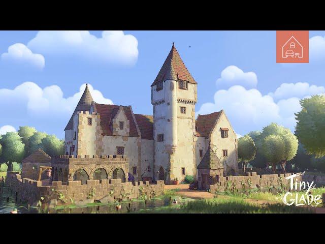 Fantasy Chateau  | Tiny Glade 4K Speed Build