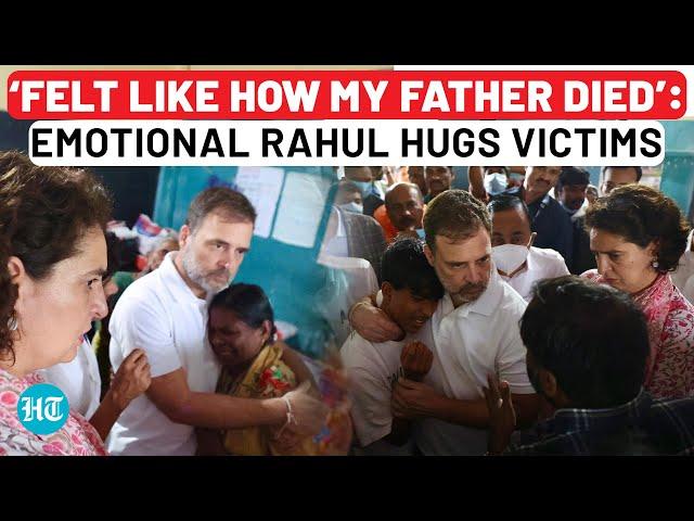 Wayanad Landslides: Rahul Gandhi Gets Emotional After Meeting Victims, Promises To Build 100+ Houses