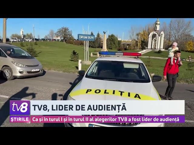 TV8, lider de audiență. Ca și în turul I, și în turul II al alegerilor, TV8 a fost lider de audiență