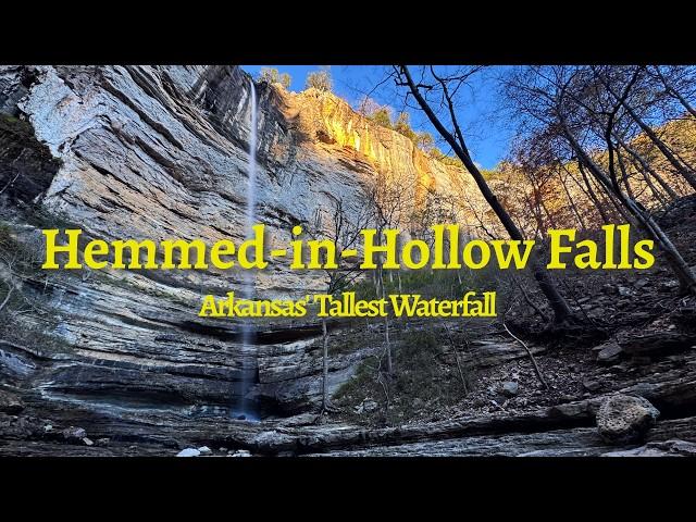 Hiking Hemmed-in-Hollow Falls via Sneeds Creek & Hemmed-in-Hollow Loop | Arkansas' Tallest Waterfall