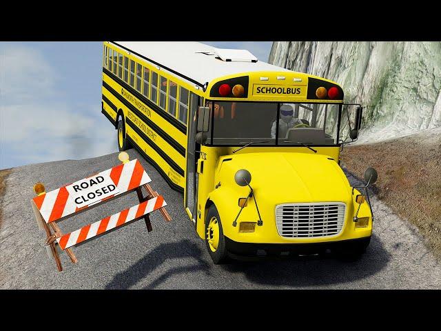 Cars vs Unfinished Road #12 - BeamNG DRIVE | SmashChan