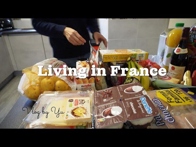 Cost of living in France  .How much we spend each week at the supermarket Life in France VLOG