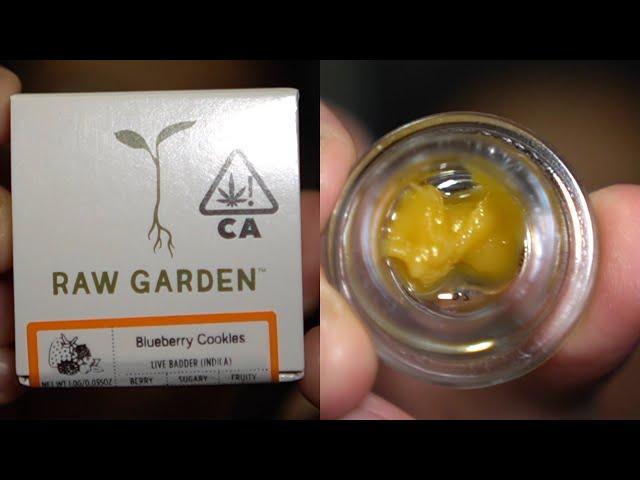 RAW GARDEN BLUEBERRY COOKIES LIVE BADDER