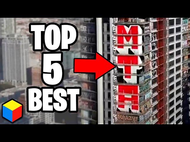 LA Graffiti Towers Top 5 Graffiti Pieces!