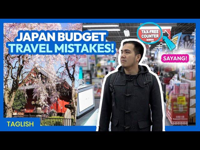 Top 15 JAPAN Budget Travel Mistakes (PART 1) • Filipino • The Poor Traveler