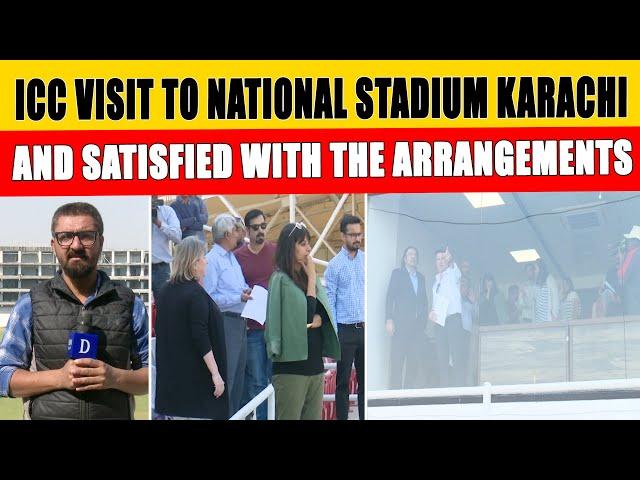 ICC Visit to National Stadium Karachi  And Satisfied With Arrangements | DN Sport