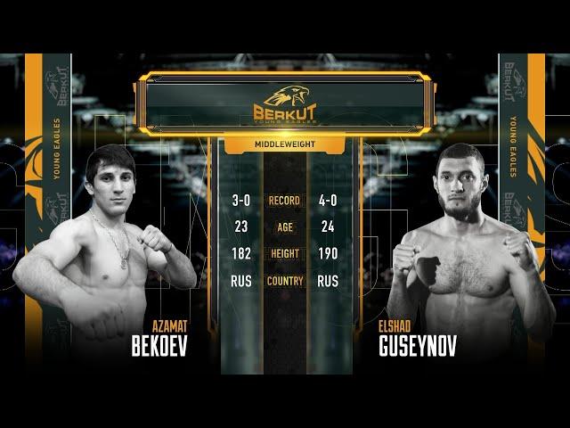 BYE 6: Азамат Бекоев vs. Эльшад Гусейнов | Elshad Guseynov vs. Azamat Bekoev