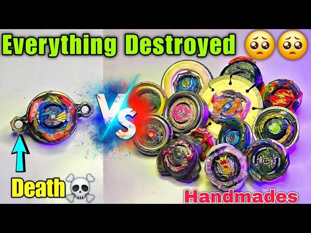 He Destroyed My All Handmade Beyblades | Nutbolt Real King