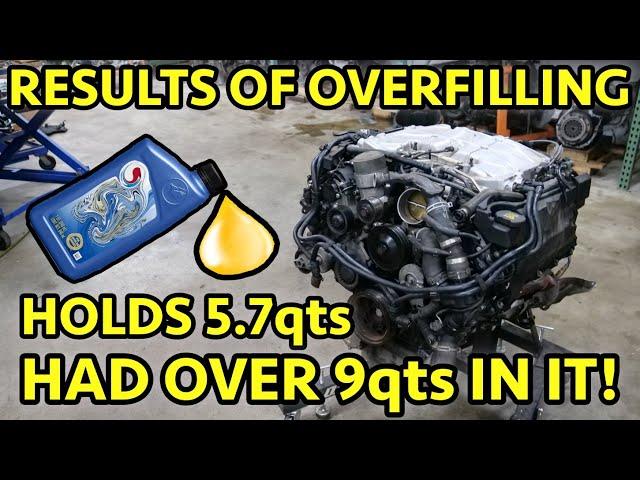 TOO MUCH OIL! Jaguar 3.0 Supercharged Engine RUINED! Insurance Fraud!?