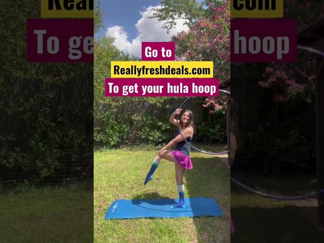 How to reverse infinity #hulahoop #hulahoopfitness #trick