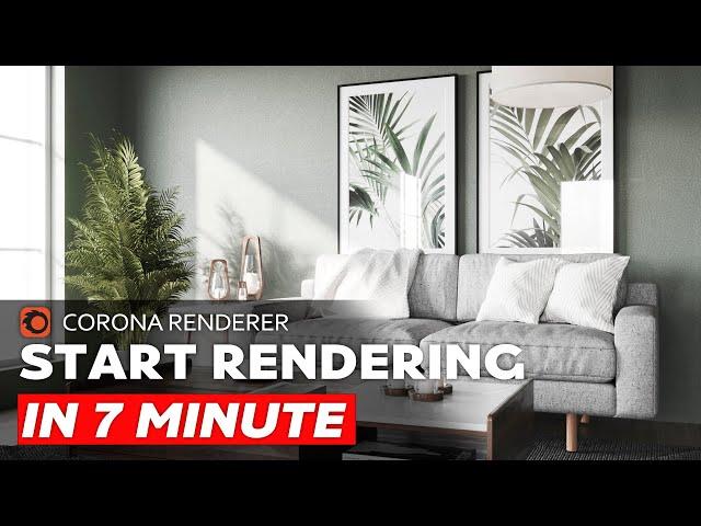 How to Render with Corona Renderer-3Ds Max (Beginner Guide)