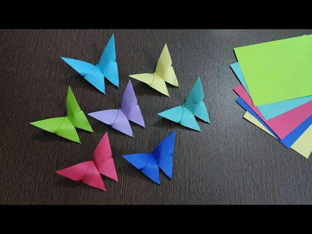 Butterfly origami | How to make easy and beautiful butterfly with paper?