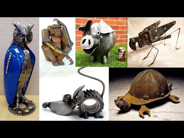 Scrap Metal Animal Sculpture Ideas _ Scrap Metal Art