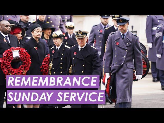 King Charles leads Remembrance Ceremony at the Cenotaph in London