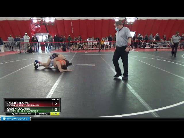 High School Boys 152 Jared Stearns Natural Athlete Wrestling Club Vs Caden Clausen Freedom High Sc