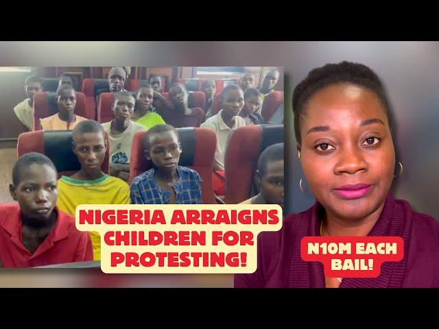 Nigeria Arraigns Malnourished Children For Protesting; Sets Bail At 10M Each