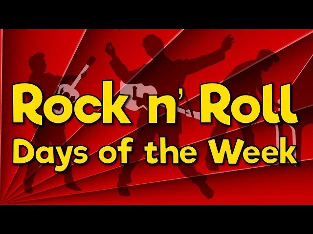 Rock n' Roll Days of the Week | Fun Math Song for Kids | Jack Hartmann