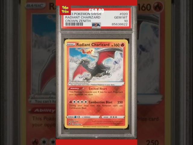 PSA 10 GEM MINT Radiant Charizard 020/159 Crown Zenith RARE Pokemon Card