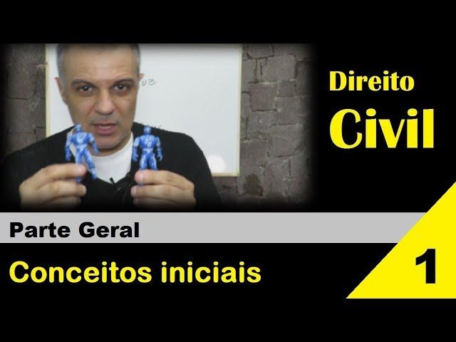 Direito Civil - Aula #1 - Conceitos Iniciais (É isso!)