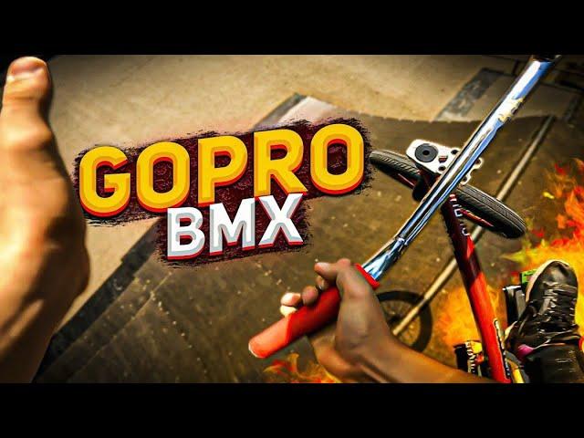 GoPro bmx/ трюки на бмх от первого лица/ часть 1/Александр Петров